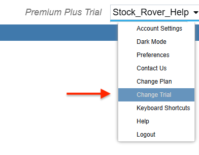 change trial