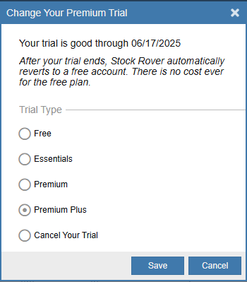 change trial