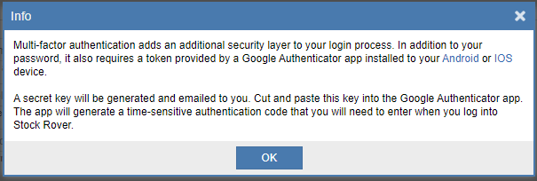account settings