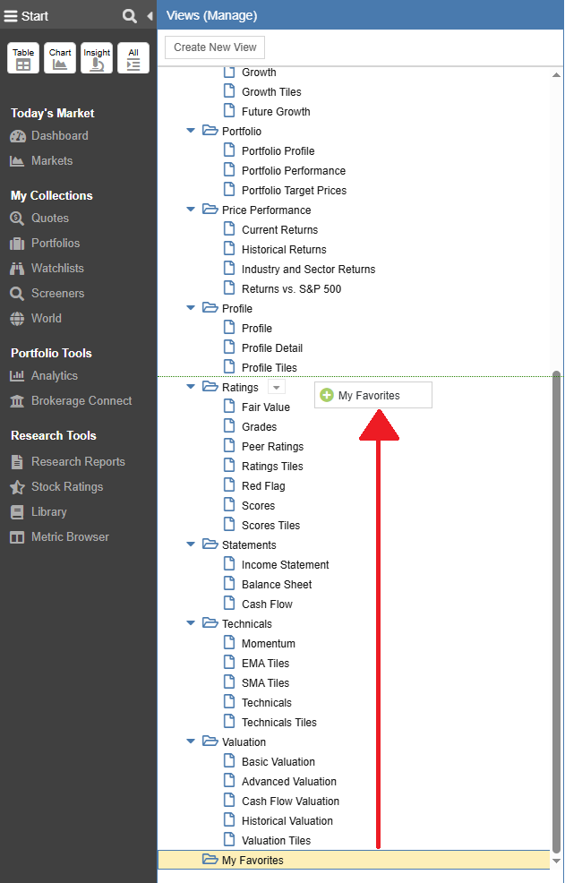 Drag View Folder
