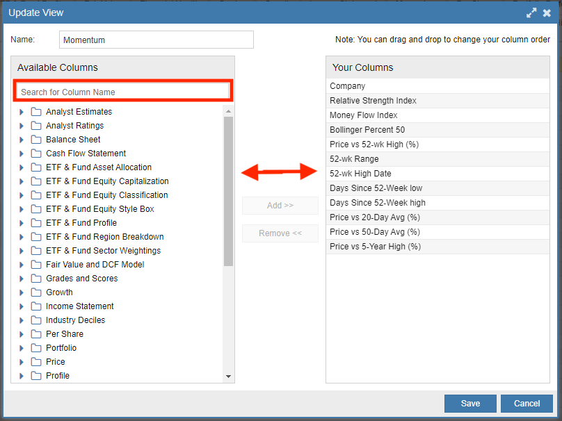 Update a columns in a view